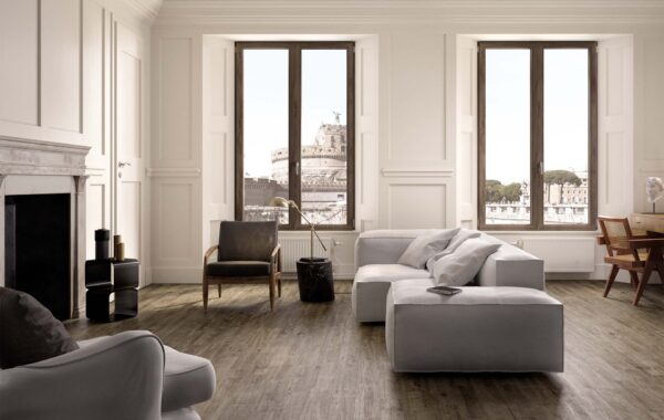 serramento in alluminio legno e pvc