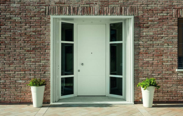 porta blindata bianca