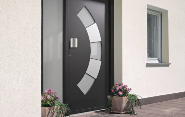 portoncino in pvc nero